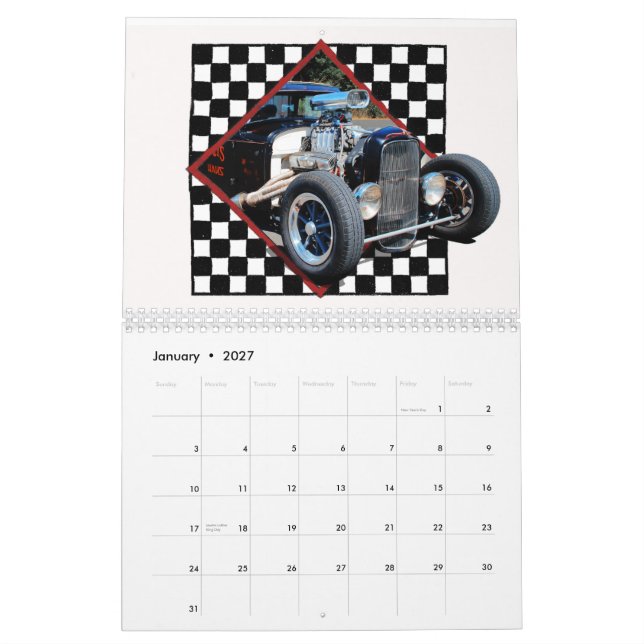 Ratten-Rod-Restaurant Kalender (Jan 2027)