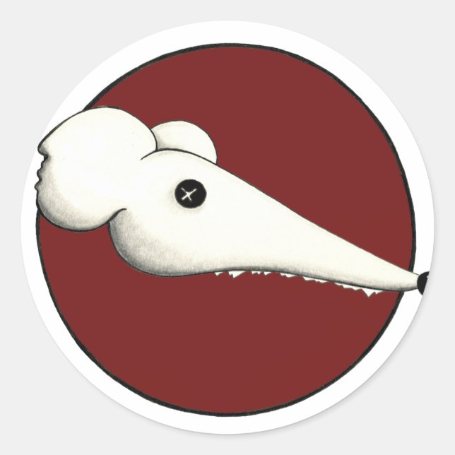 Ratten Runder Aufkleber (Vorderseite)