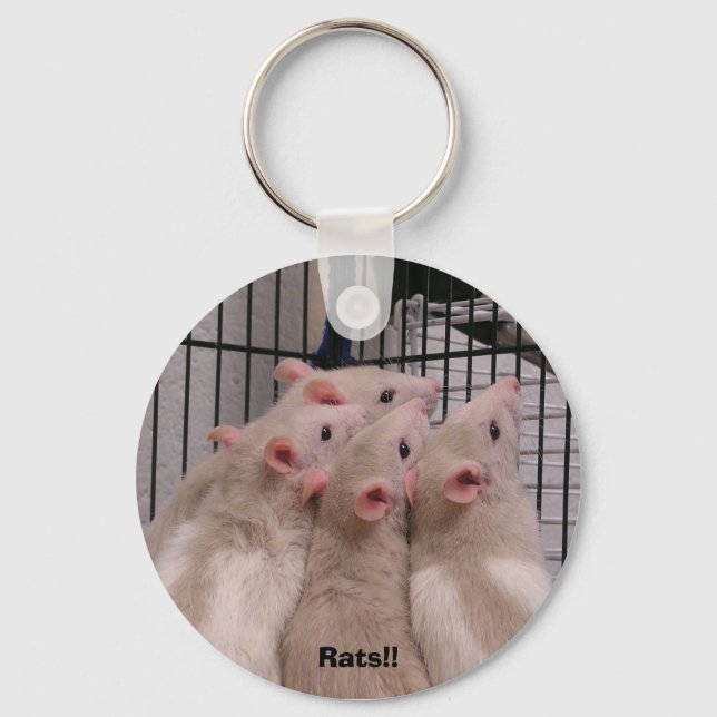Ratten! Schlüsselanhänger (Vorderseite)