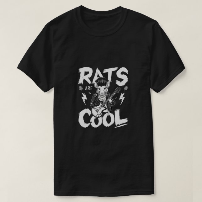 Ratten sind cool T-Shirt (Design vorne)