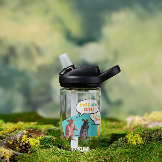 Ratten sind Niedlich, aber Kinda Stinky Trinkflasche (Außenbereich)