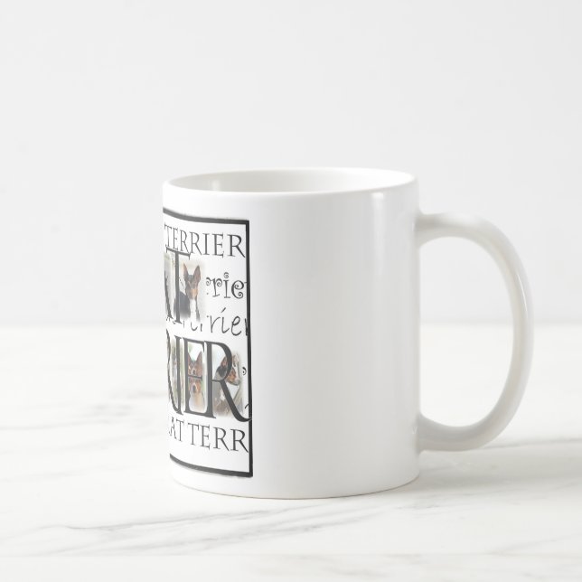 Ratten-Terrier-Collage Tasse (Rechts)