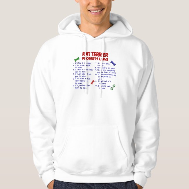 RATTEN-TERRIER-Eigentums-Gesetze 2 Hoodie (Vorderseite)