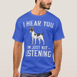 Ratten Terrier Hund Welpen Besitzer Liebhaber T-Shirt