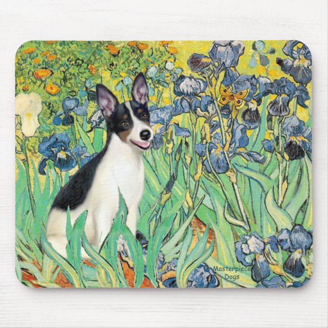 Ratten Terrier - Iris Mousepad (Vorne)
