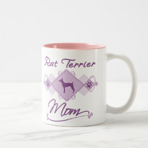 Ratten-Terrier-Mama Zweifarbige Tasse