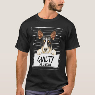 Ratten Terrier Mugshot Schuldhund T-Shirt