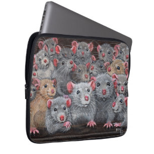 Rattenbündel Rattie Wiedersehenlaptop-Hülse Tasc Laptopschutzhülle