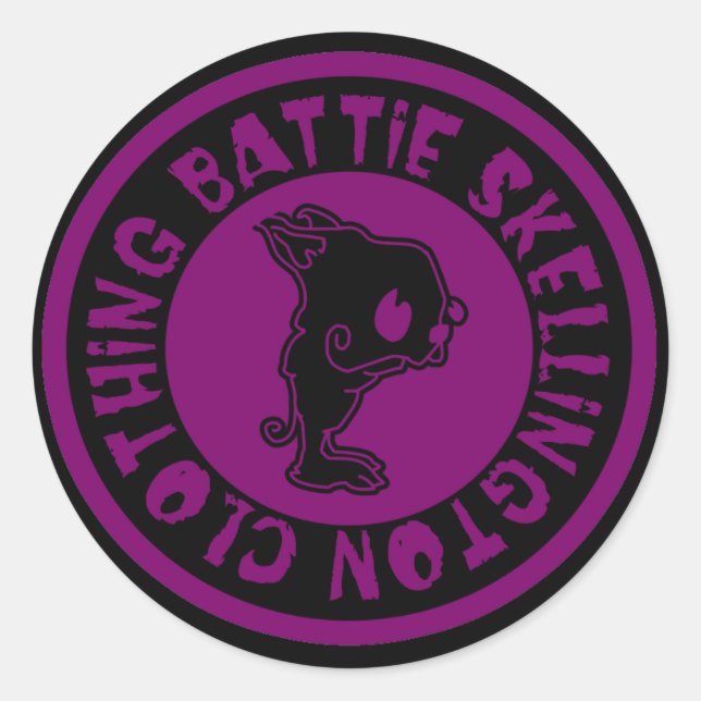 Rattenkleber Runder Aufkleber (Vorderseite)