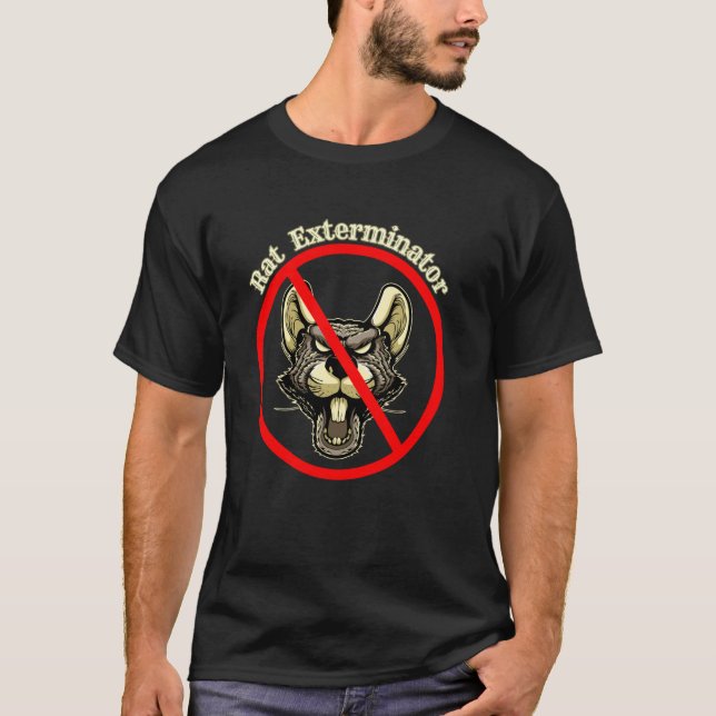 Rattenschädlingvernichter T-Shirt (Vorderseite)