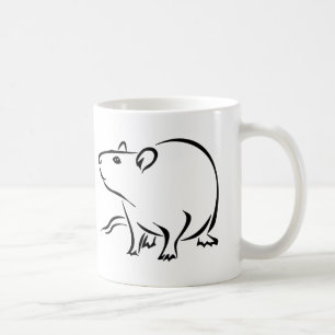 Rattitude, die Ratten-Dame Kaffeetasse