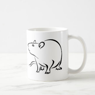 Rattitude, die Ratten-Dame Kaffeetasse