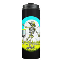 Rattle That Chains | Disk Golfing Skeleton