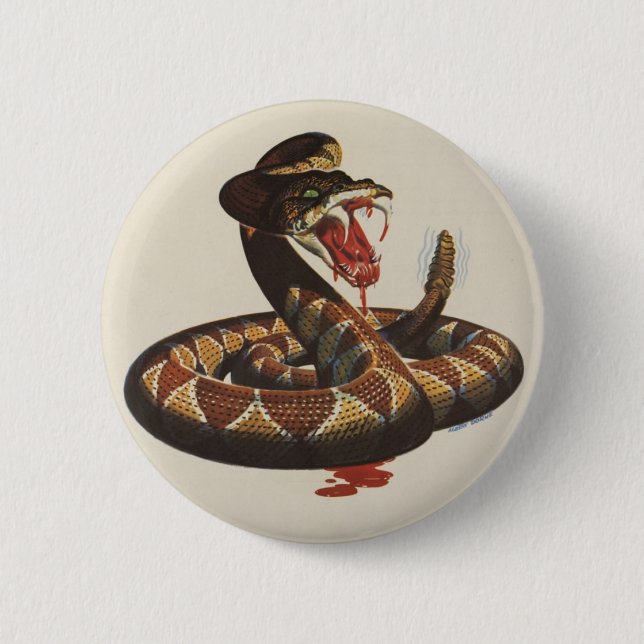Rattlesnake Button (Vorderseite)