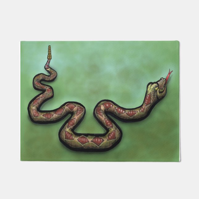 Rattlesnake Fußmatte (Vorderseite)