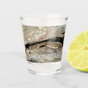 Rattlesnake im Shenandoah-Nationalpark Schnapsglas