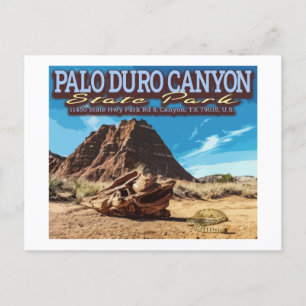 RATTLESNAKE - PALO DURO CANYON STAAT PARK - TEXAS POSTKARTE