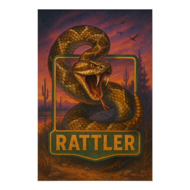 Rattlesnake Poster (Vorderseite)