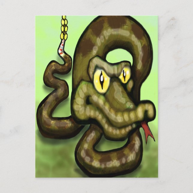 Rattlesnake Postkarte (Vorderseite)