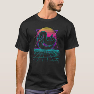 Rattlesnake Retro 80er Style Vaporwave Graph T-Shirt
