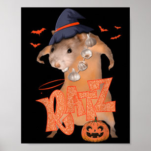Ratz Funny Pink Mouse Rat Männer Halloween Meme Poster