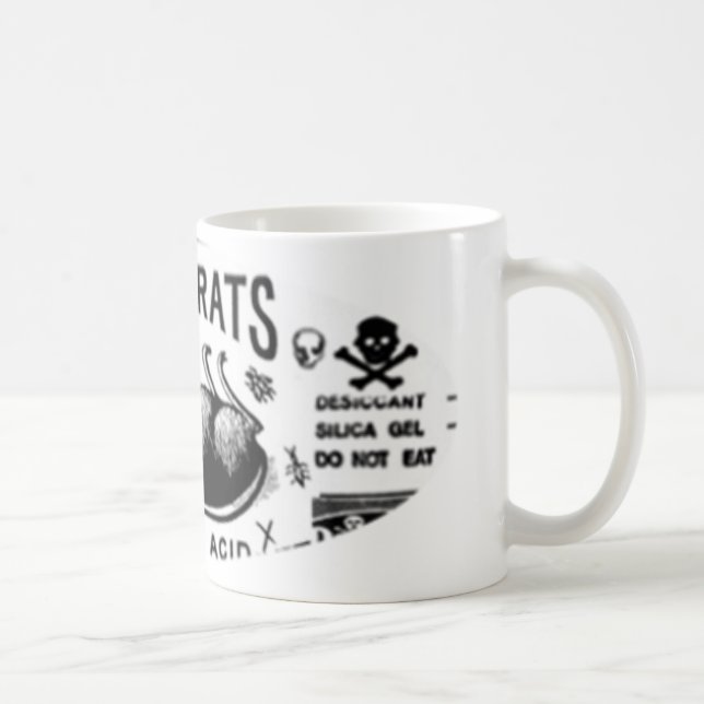 Rau auf Ratten Kaffeetasse (Rechts)