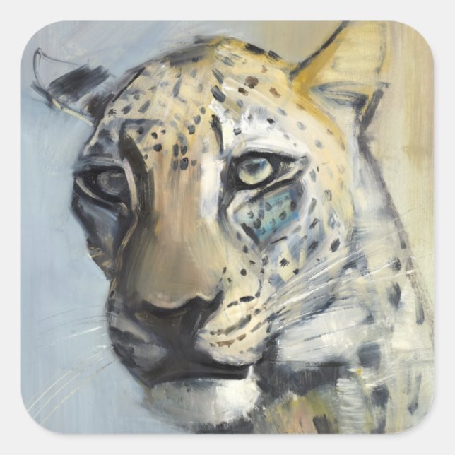 Raub Quadratischer Aufkleber (Vorderseite)