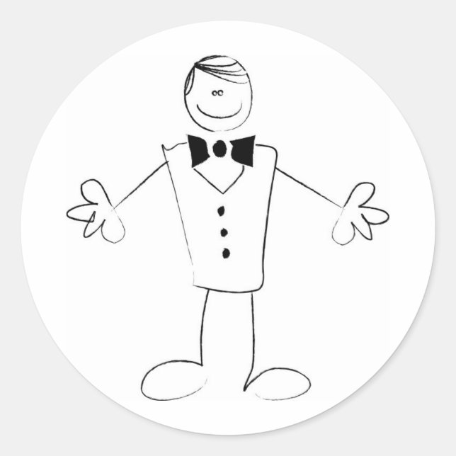 Raubbau mit offenen Armen Runder Aufkleber (Vorderseite)