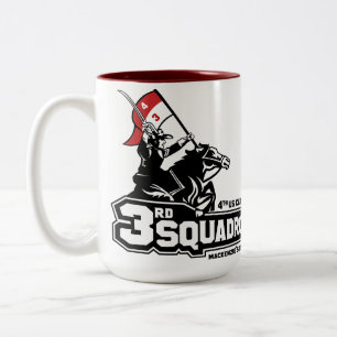 Räuber-Kaffee-Tasse Zweifarbige Tasse