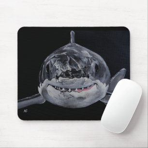 Raubfisch des Meeres Gemälde von Alfred Fox Mousepad