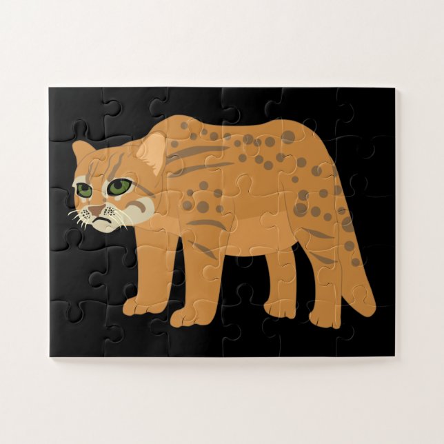 Raubkatze Puzzle (Horizontal)