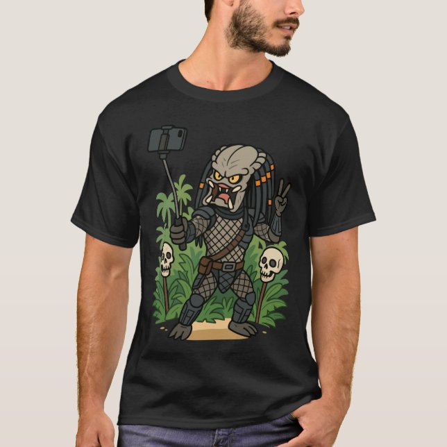 Raubtier Jagdbilder vintage T-Shirt (Vorderseite)