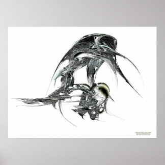 Raubtiere und Beute Poster