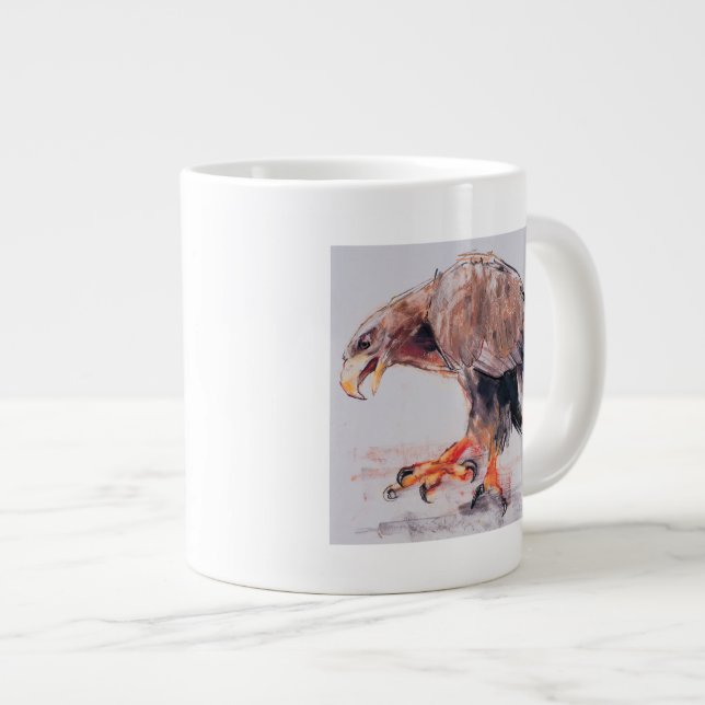 Raubvogel 2001 Jumbo-Tasse (Vorderseite Rechts)