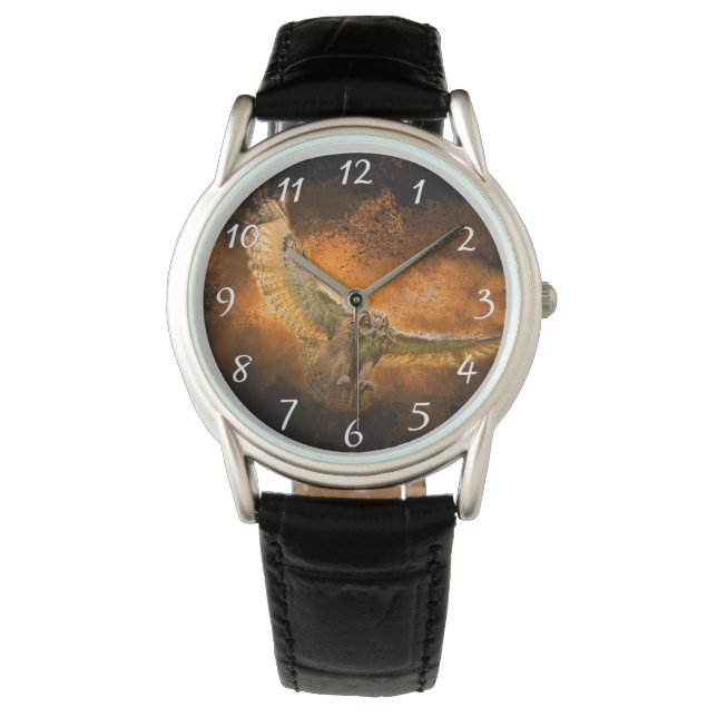 Raubvogel Armbanduhr (Vorderseite)