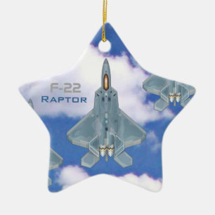 Raubvogel F-22 Keramikornament