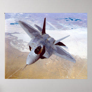 Raubvogel F-22 Poster