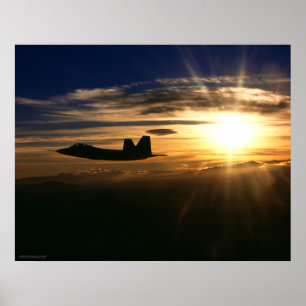 Raubvogel F/A-22 Poster