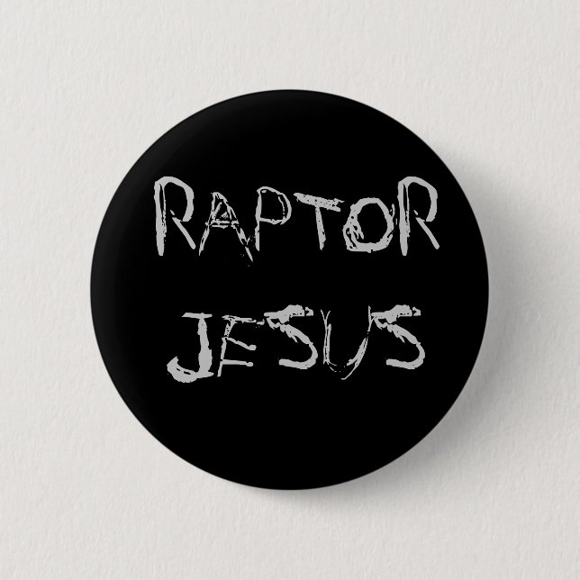 RAUBVOGEL-JESUS-Knopf Button (Vorderseite)