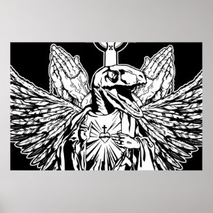 Raubvogel-Jesus-Lieben Sie Poster