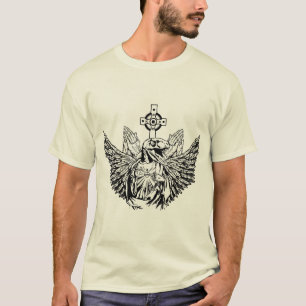 Raubvogel-Jesus-Lieben Sie T-Shirt