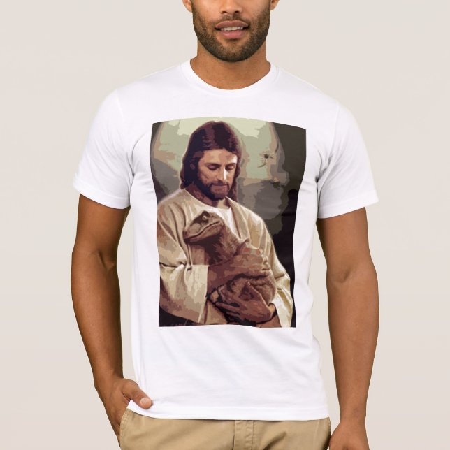 Raubvogel Jesus T-Shirt (Vorderseite)