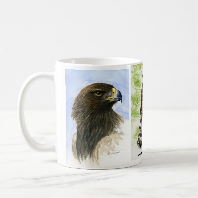 Raubvogel Liebhaber-Tasse Tasse (Links)