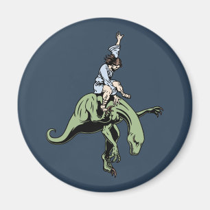 Raubvogel-Rodeo Jesus Magnet