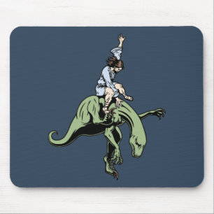 Raubvogel-Rodeo Jesus Mousepad