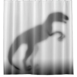 Raubvogel-Silhouette-Silhouette-Duschvorhang Duschvorhang