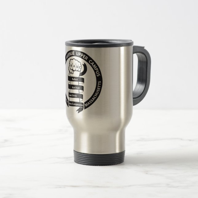 RAUC Stainless Steel Travel Mug Reisebecher (VorderseiteRechts)