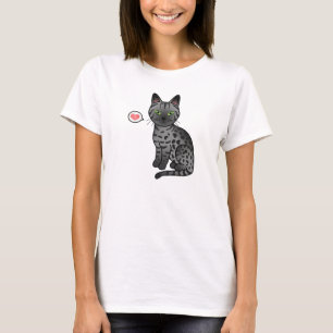 Rauch Ägyptische Mau Liebe T-Shirt
