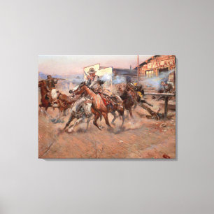 Rauch aus "45" leinwanddruck