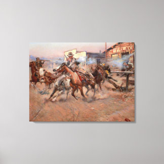 Rauch aus "45" leinwanddruck